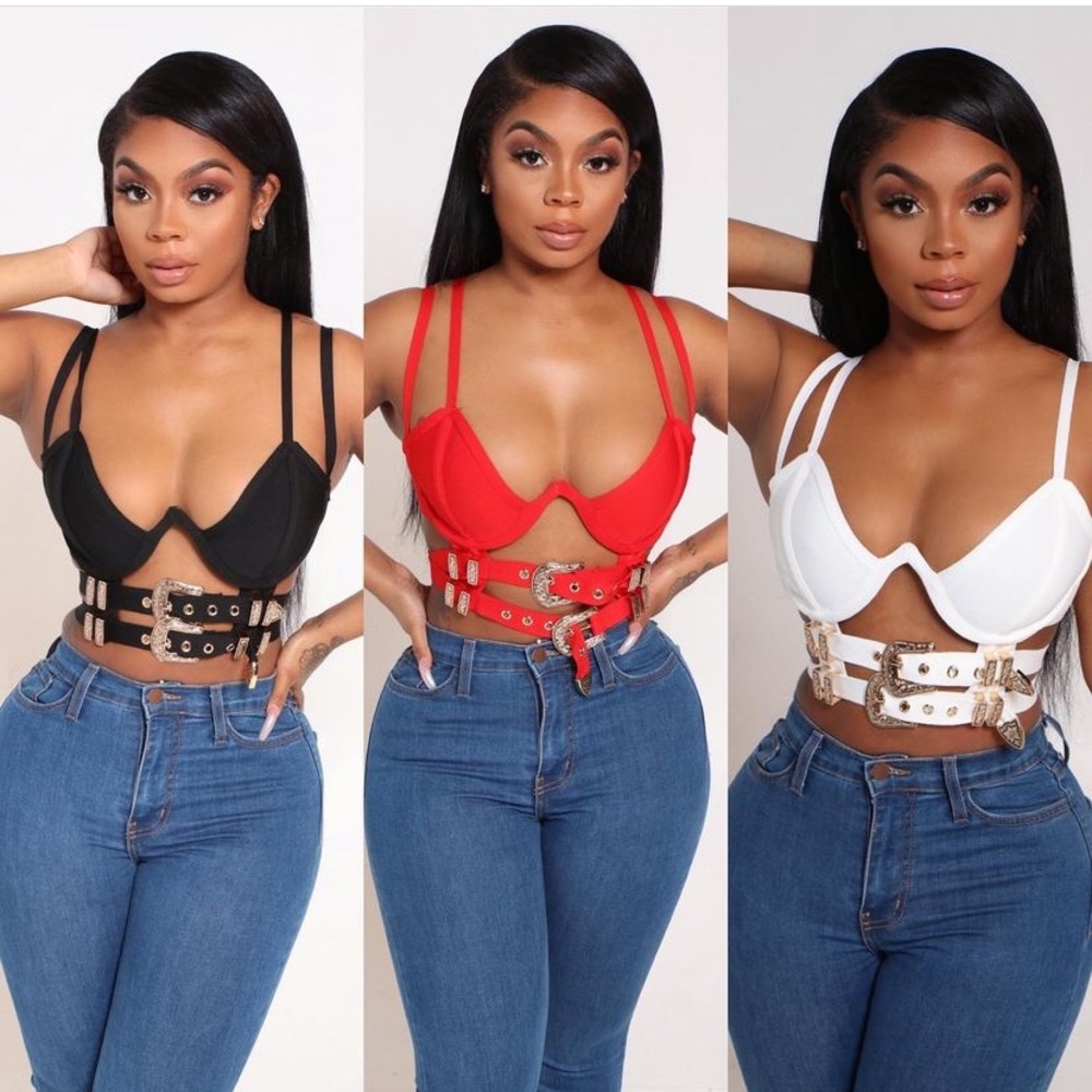 Red rebel top